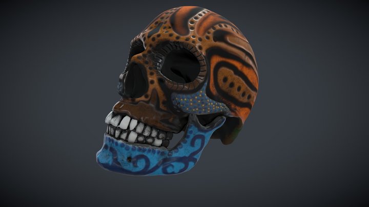 MEXICAN SKULL 3D Model