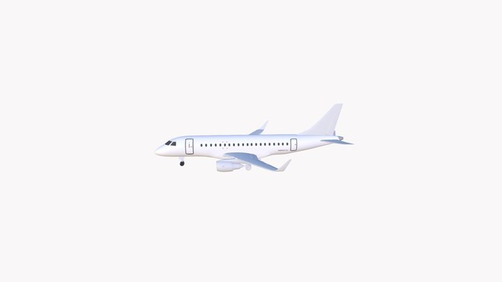 Embraer 175 3D Model