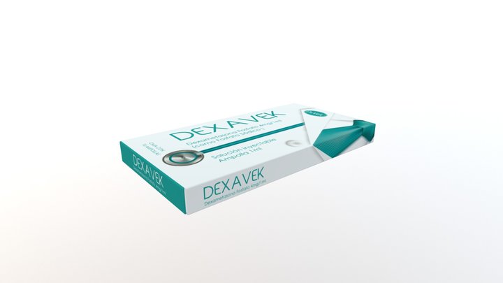 Dexavek de 10 ampollas 3D Model