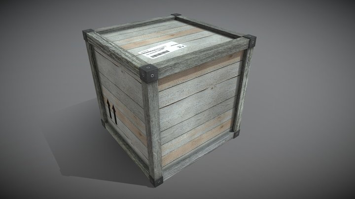 Wood Crate 2 – Free 3D Model STL