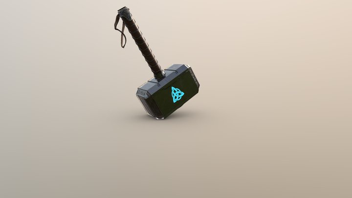 Mjolnir 3D Model