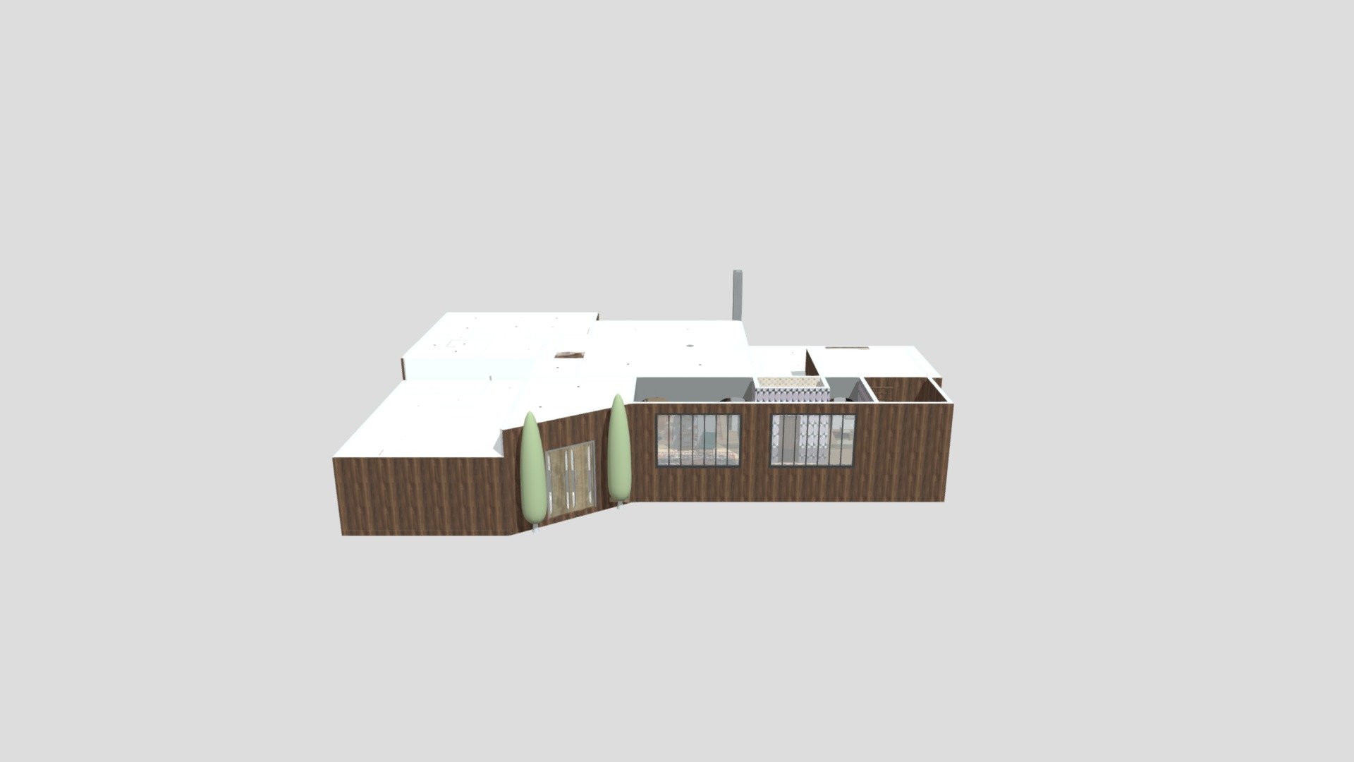 Mid century modern home