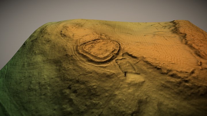 Dod Law West, Northumberland (UK) – Modello 3D gratuito STL