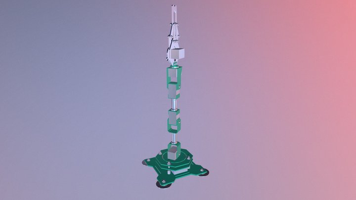 Proyectos Virtual_Brazo Robot 3D Model