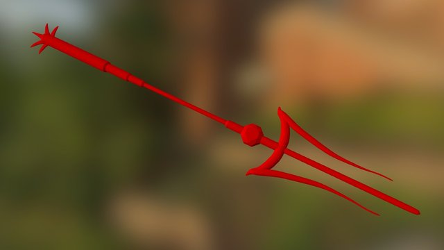 Undertale - Asgore's Spear 3D Model