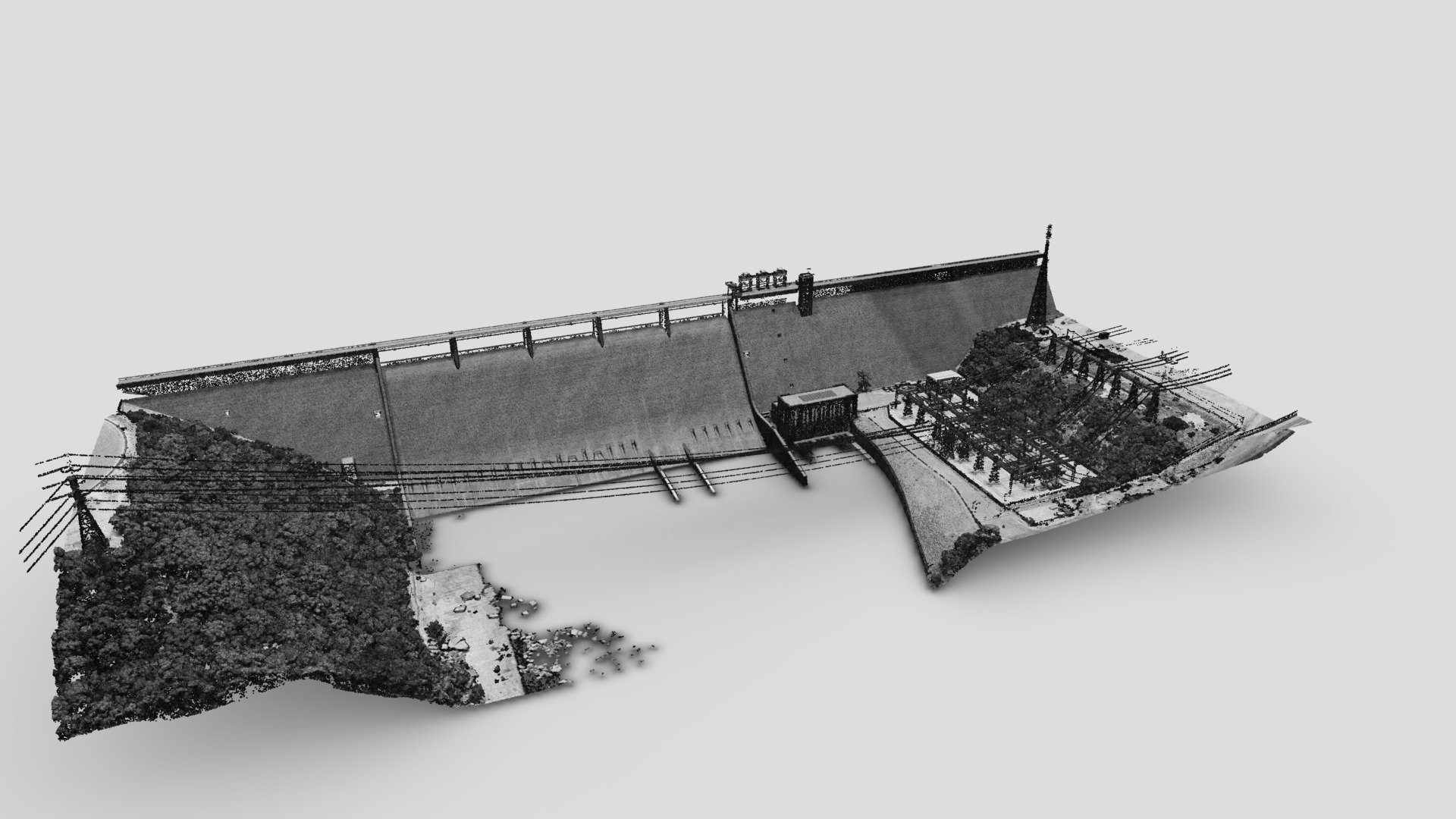 Austin, TX Mansfield Hydroelectric Dam 3D model by VeriDaaS