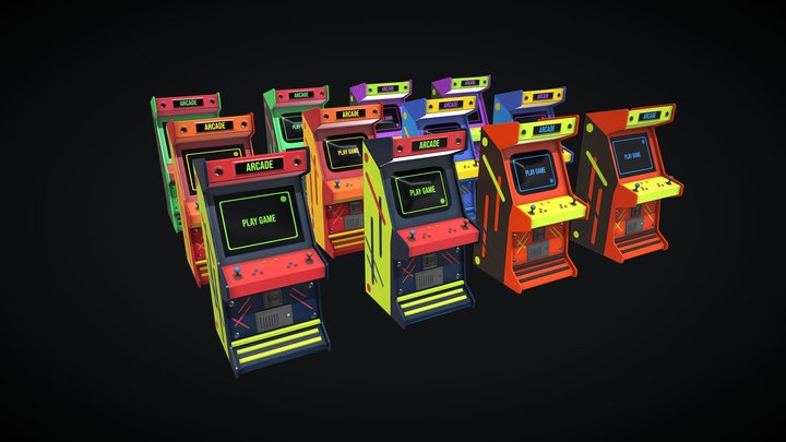 Arcade-machine 3D models - Sketchfab
