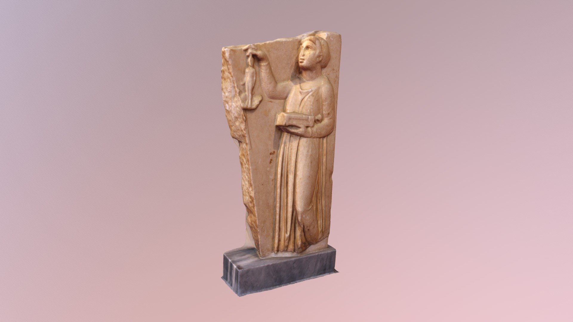 4th C. CE Greek Funerary Stele