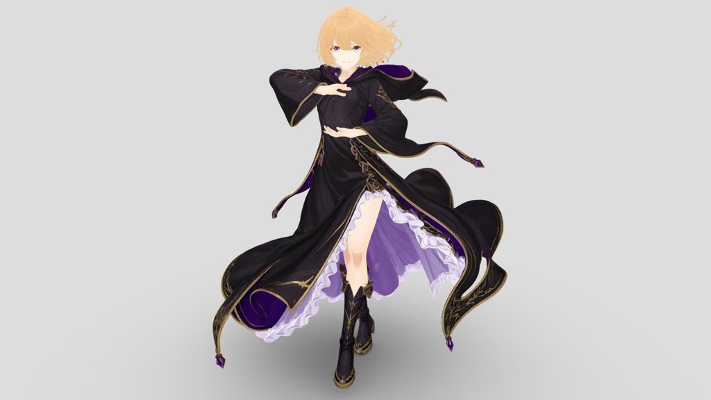 Shadow Luna — Spellcasting Form