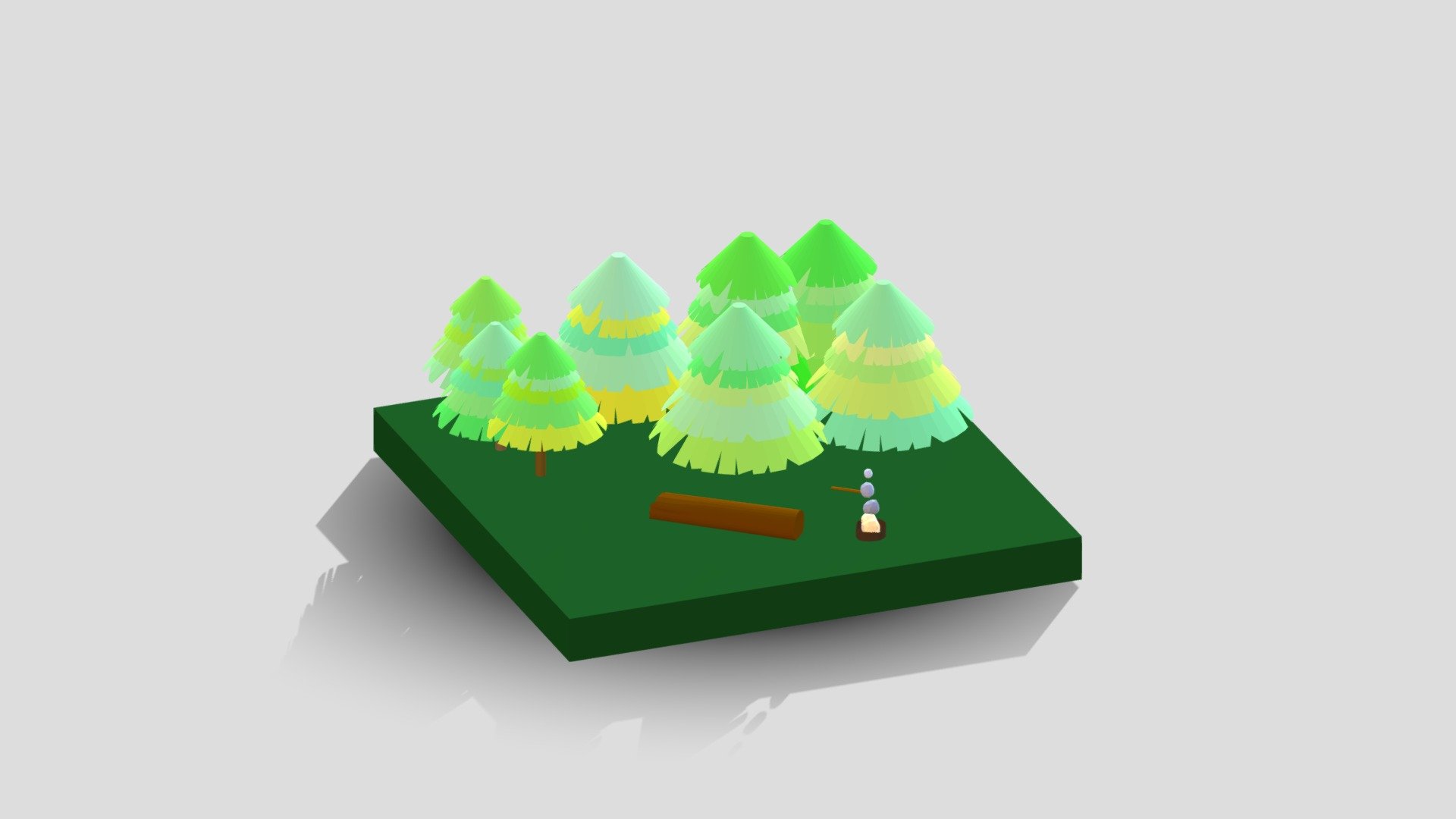 forest - Download Free 3D model by Tymofii [82e890c] - Sketchfab