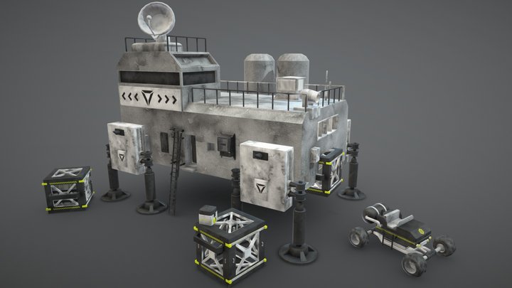 Spacestation from "Tero Akvo" 3D Model