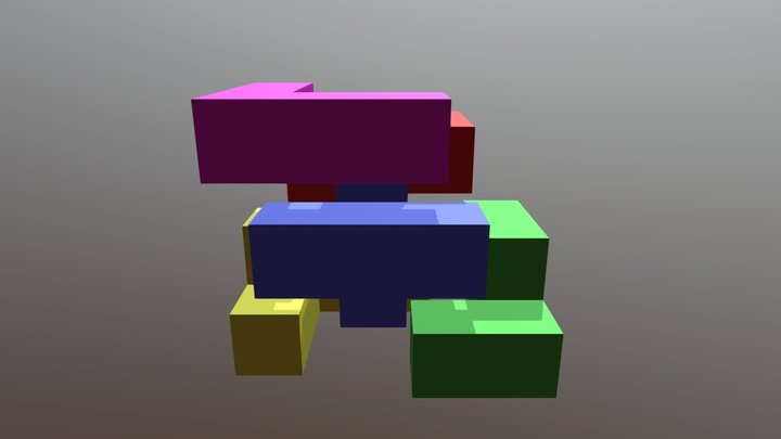 Puzzle Cube 3D Model
