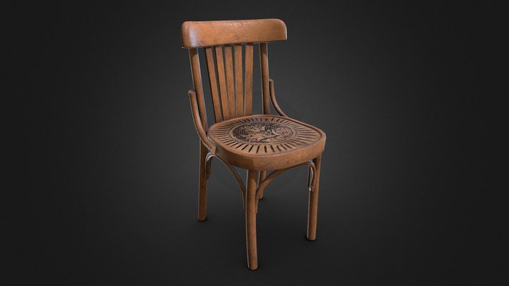 Egyptian Chair 3D Model