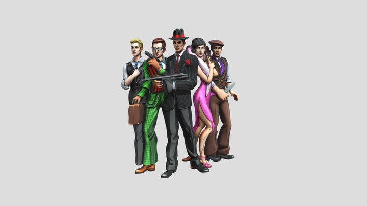 Moonshine Riches Characters – Modèle 3D gratuit STL