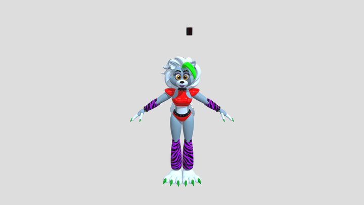 kawaii_roxanne_wolf 3D Model