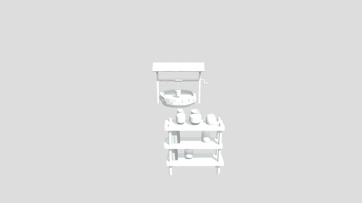 Trade Shop landscape part2 3D Model