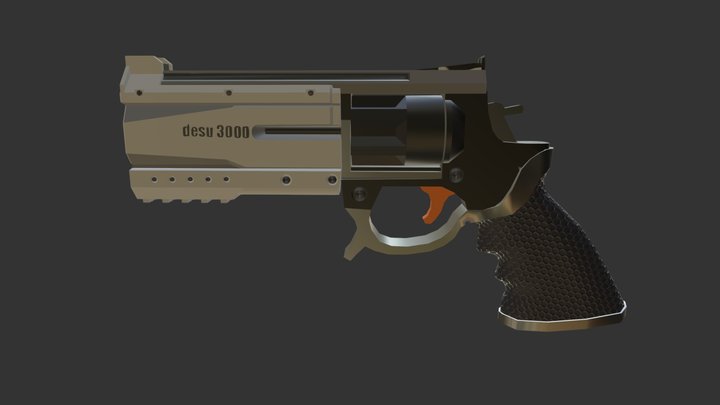 sci fi gun 3D Model