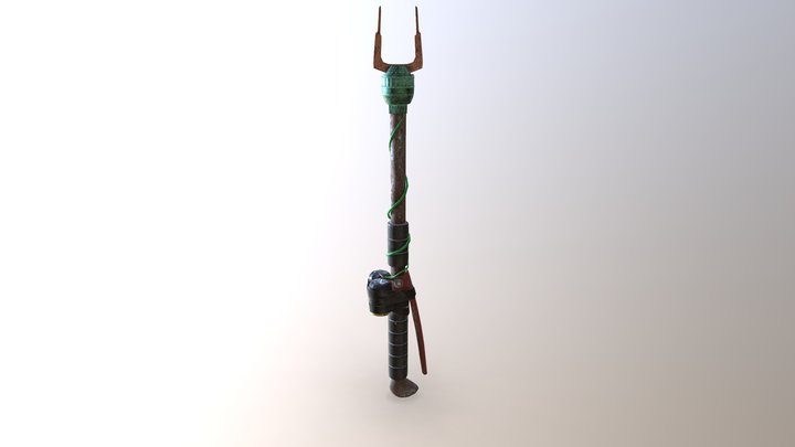 Cattle Prod Final 3D Model