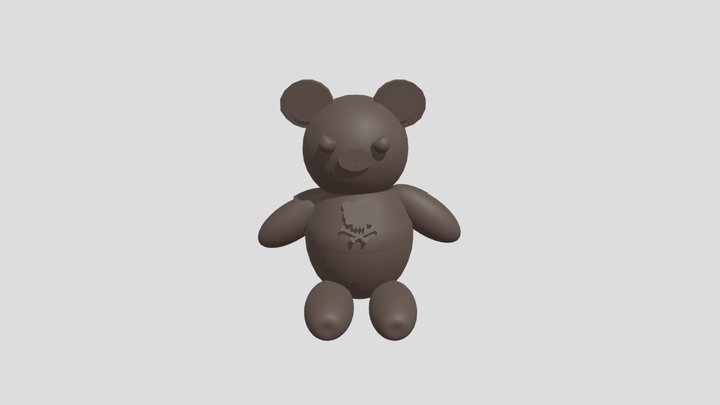 TEDDY BEAR MONSTER 3D Model