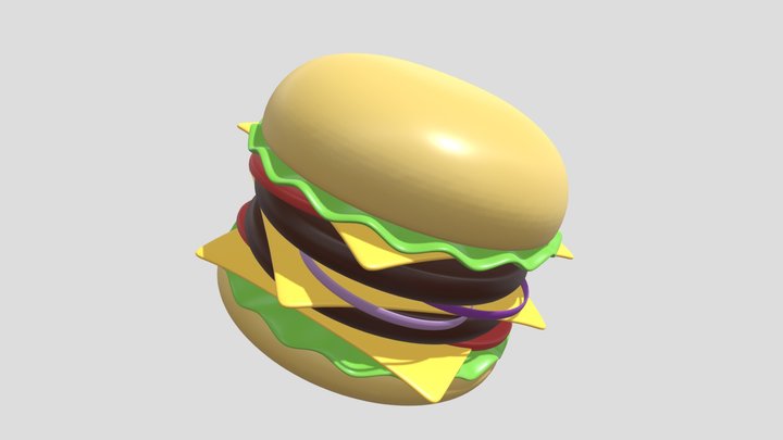 Hamburger 3D Model