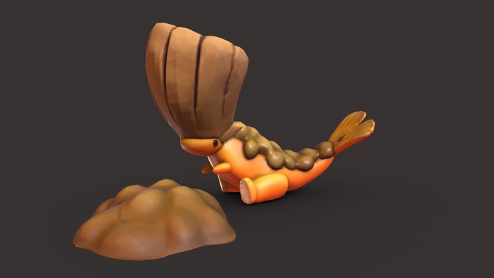MH : Cute Barroth 3D Model