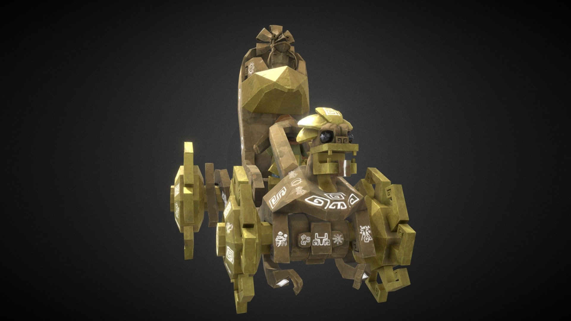 Mayan Cars V2 cartoon 3D model by Raven13080 [82ec605] Sketchfab
