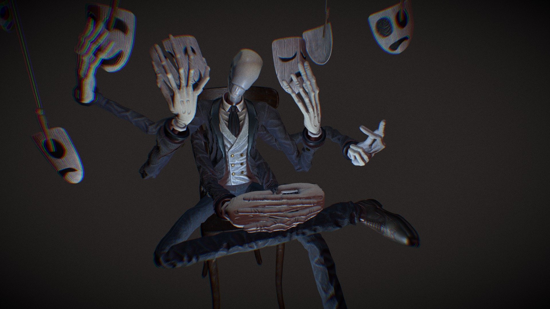 The Faceless seller - 3D model by Meleagor [82ecf5a] - Sketchfab