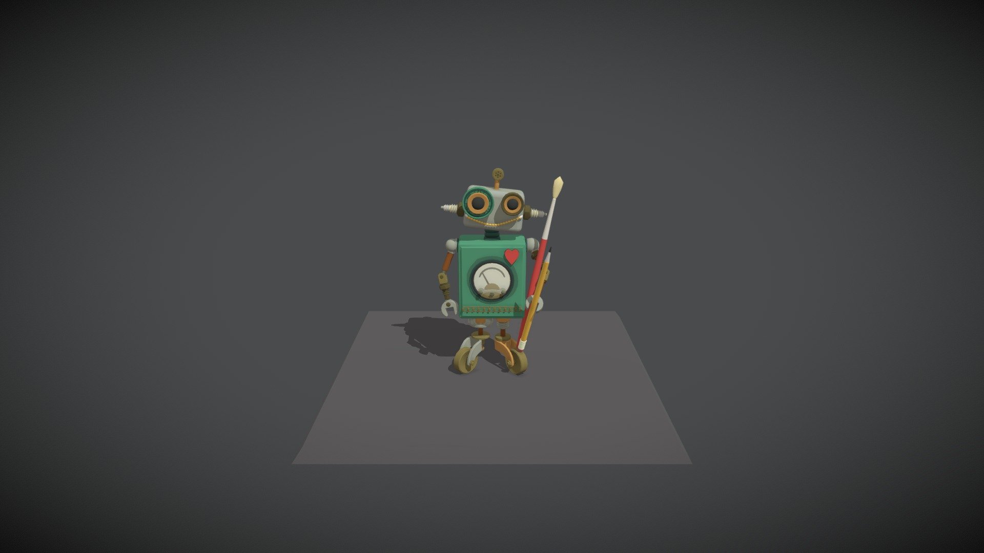 Robot_v_01 - Download Free 3D Model By Sunesta [82ed8e9] - Sketchfab