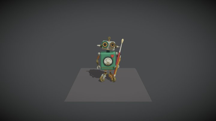 robot_v_01 3D Model
