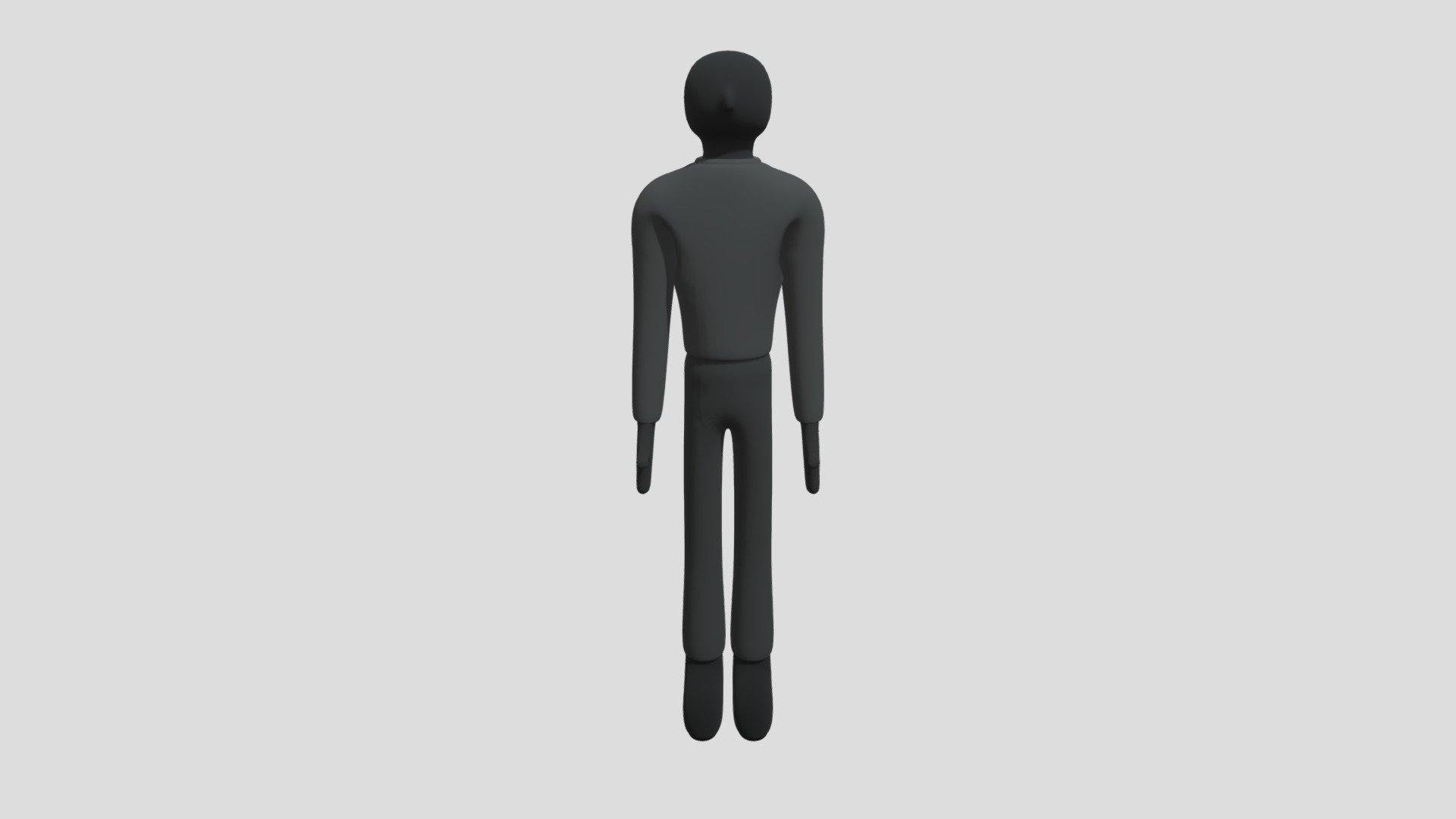 Pose Man For 3D Animation
