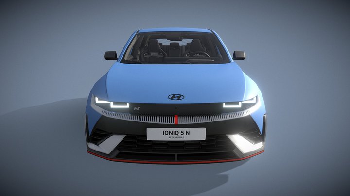 Hyundai Ioniq 5N // Detailed Interior 3D Model