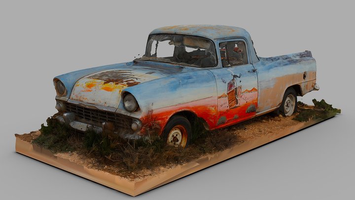 Silverton, NSW Art Car (Raw Scan) – Gratis 3D-model STL