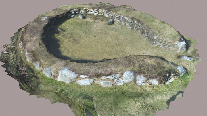 Anglesey hut circle 3D Model