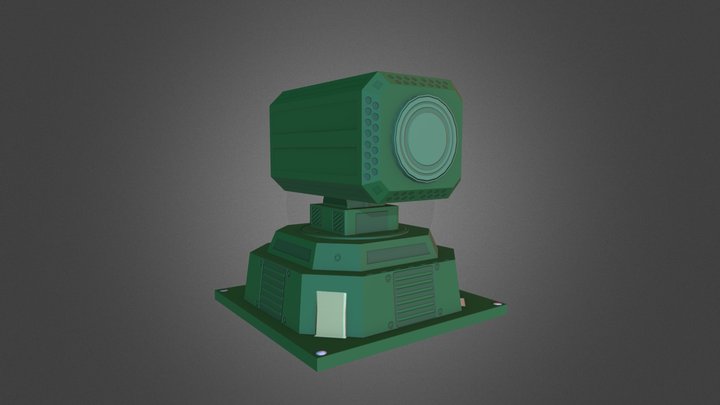 Toy AA turret 3D Model