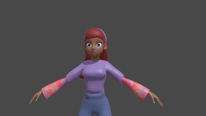 Garota 3D Model