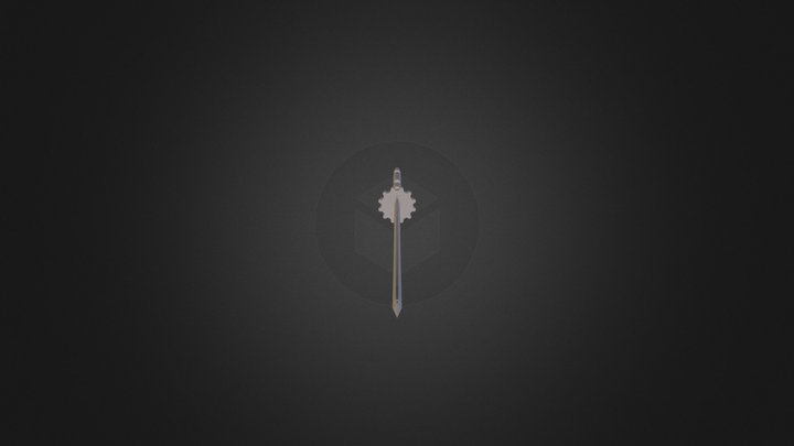 Steampunk Katana 3D Model