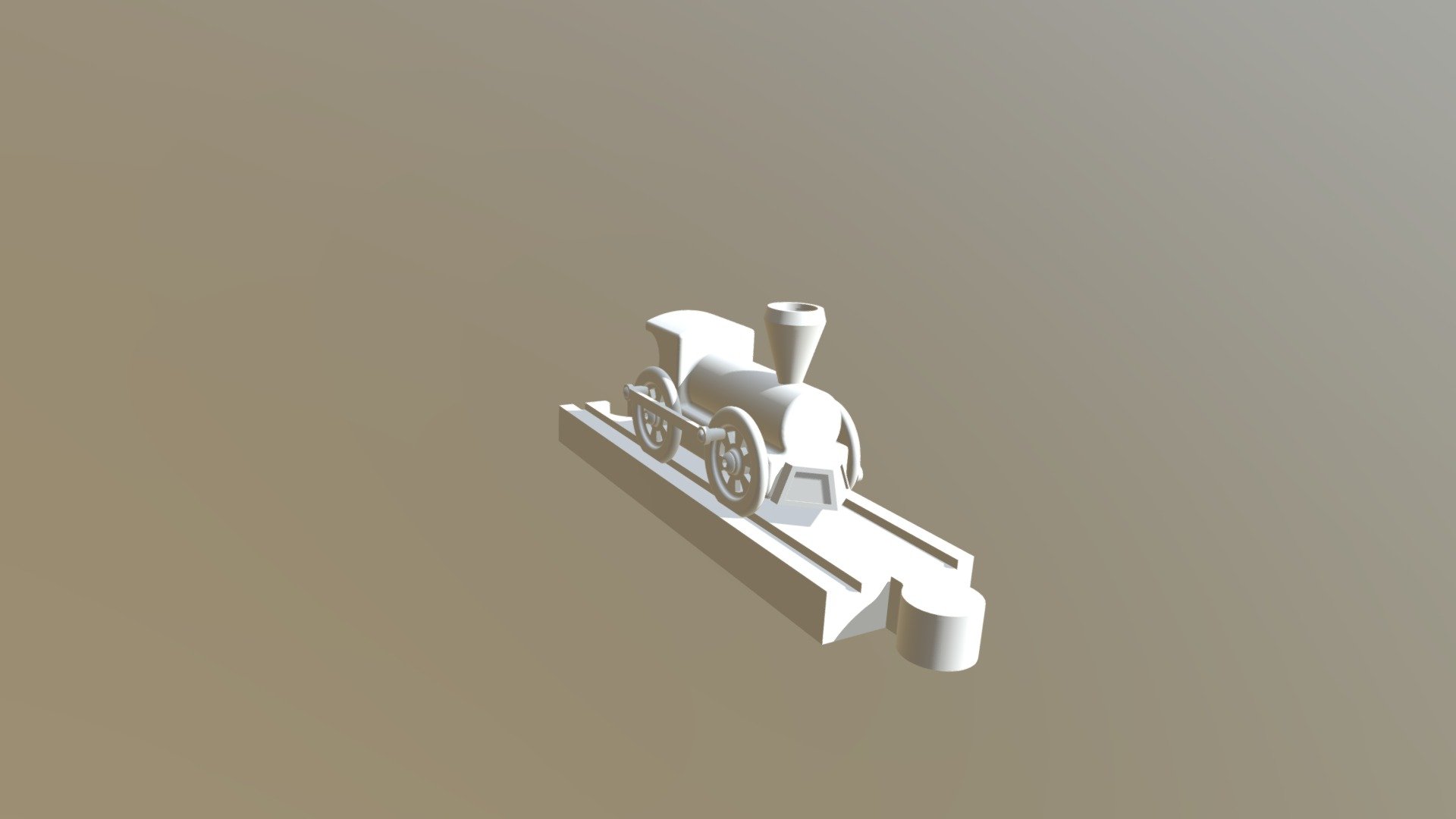Train With One Track - 3D model by 226585 [82effe7] - Sketchfab