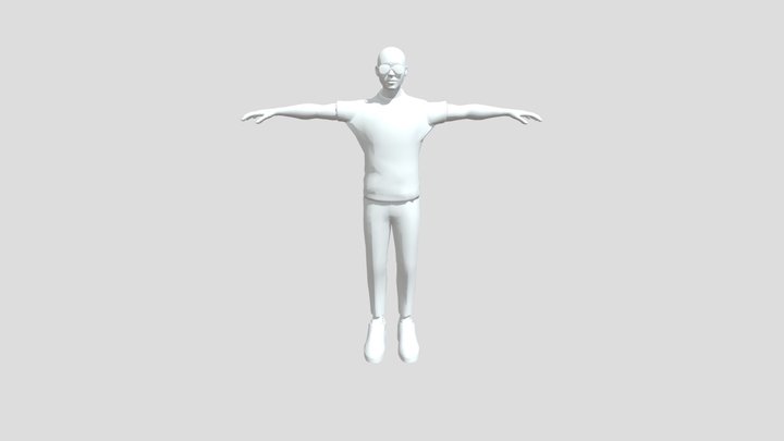 T Pose 3D Model