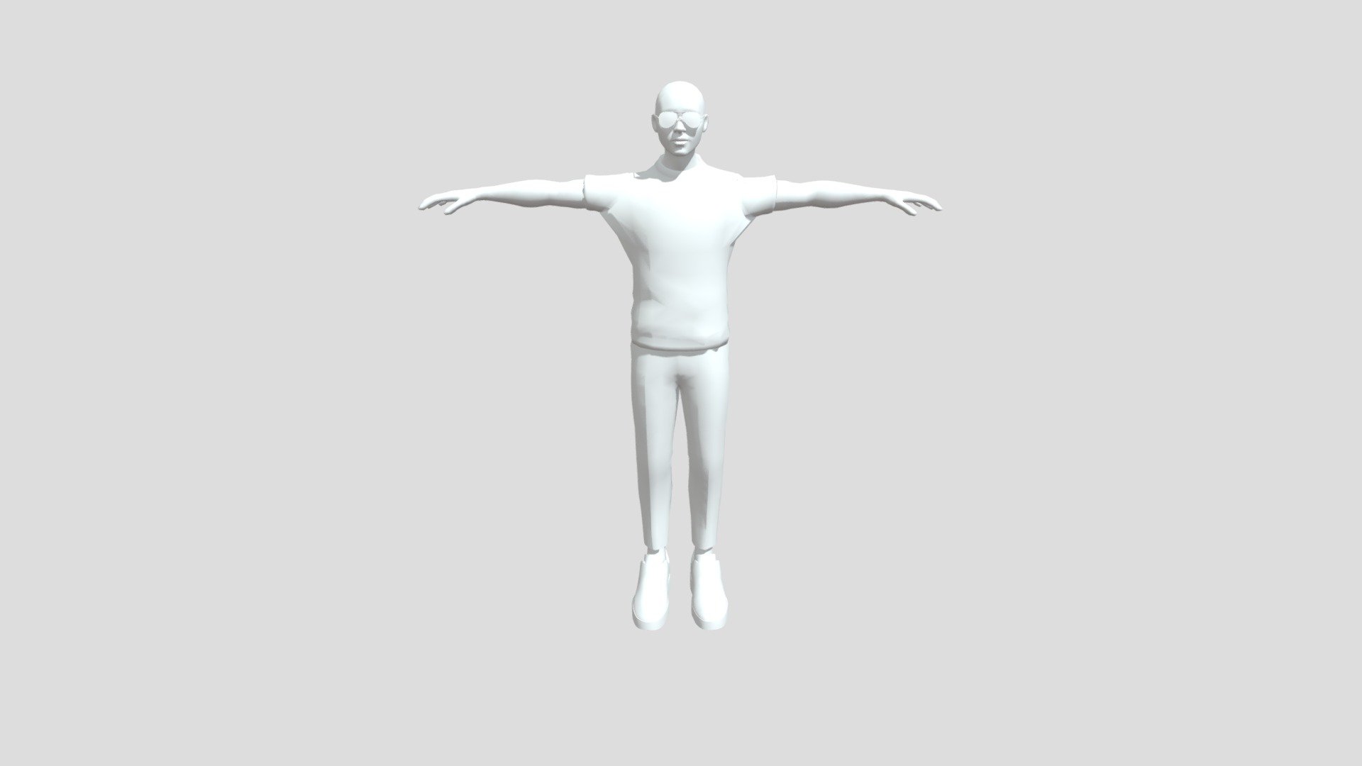 Posing 3D drawing figures and 3D character materials