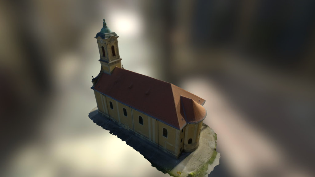 Ercsi római katolikus templom - 3D model by cuzi [82f3f11] - Sketchfab