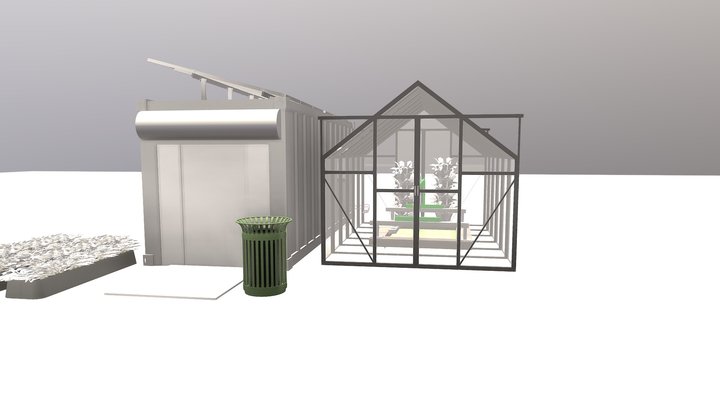 Automated Greenhouse 3D Model