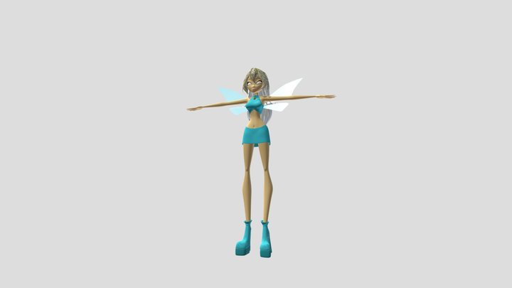 magic_winx_bloom_base_model 3D Model
