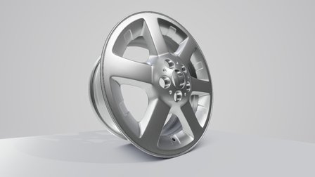 3D Landrover Wheel 3D Model