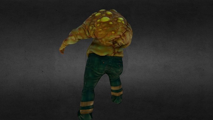 Toxic Zombie 3D Model