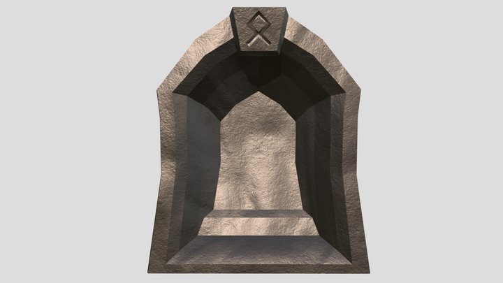 Shrine Wall 3D Model
