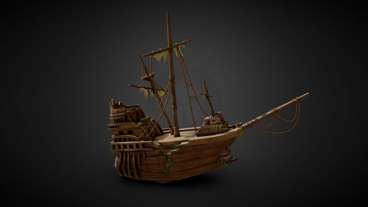 Ship 20k VR PBR Unreal PKG 1x1 pixel 3D Model