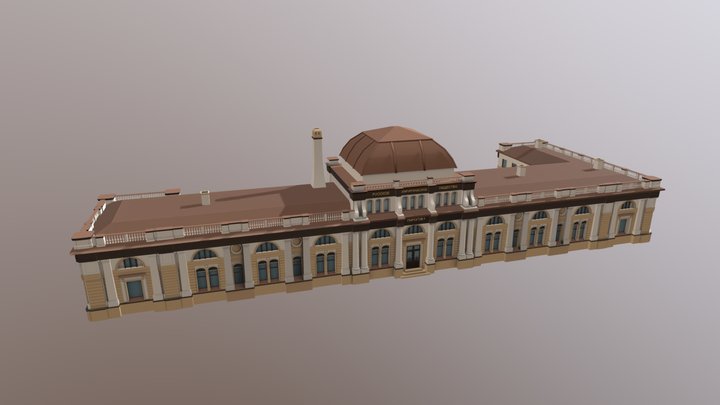 Pirogov's museum in St. Petersburg 3D Model