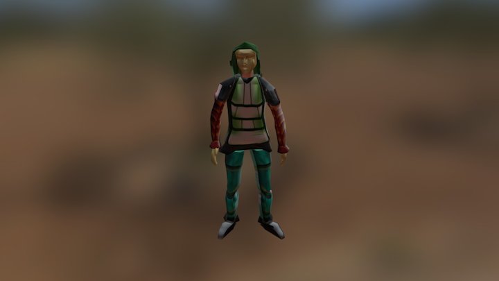 Rpg Character 3D Model