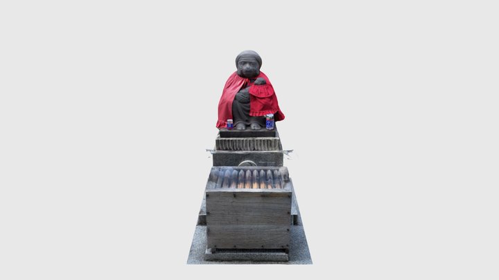 日枝神社の神猿（まさる）母親 3D Model