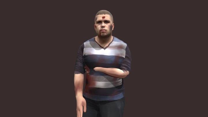 Rida sidi ben ali Injured Walking – Gratis 3D-model STL